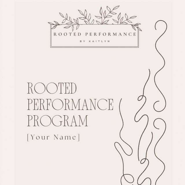 Customized Program (DIGITAL) at Rooted Performance in Bangor, ME